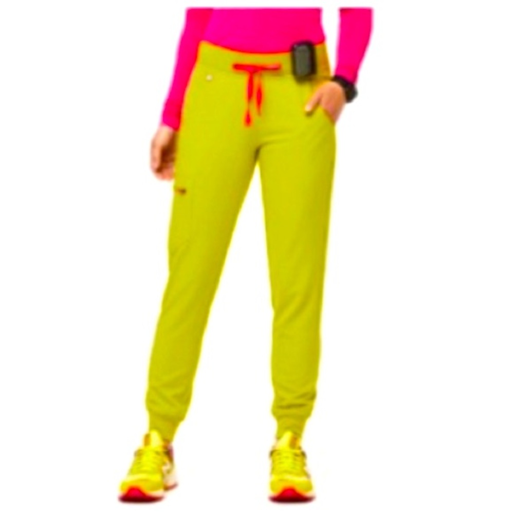 FIGS Limeade Scrub Bottoms (petite)